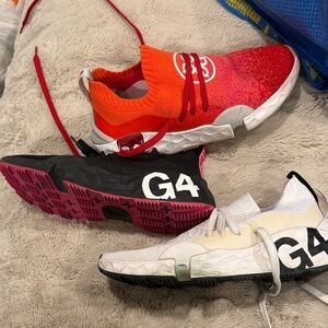 G/FORE Kids Sneakers - Red, Black, and White